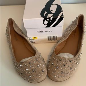 Nine West studded ballet flats